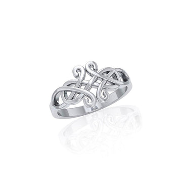 Celtic Knotwork Silver Ring TR1752 - Jewelry
